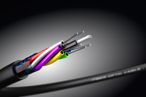 corte de fibra óptica